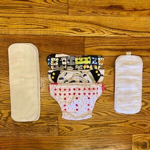 BumGenius Original 5.0 Cloth Diapers with inserts - Patterns Bundle of 3